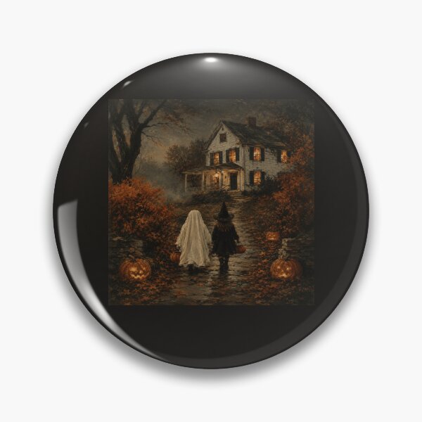 Item preview, Vintage Haunted House Halloween Trick or Treat Sweatshirt designed and sold by POD DYNASTY.
