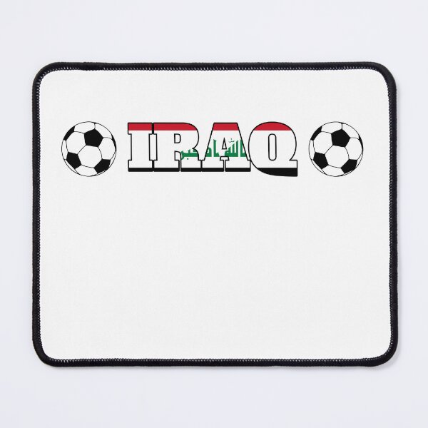 Item preview, Iraq Soccer Fan Shirt designed and sold by Hamlet & Sons.