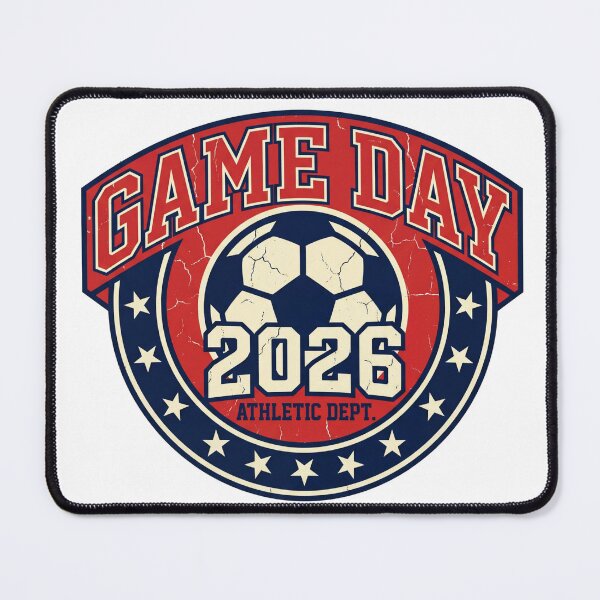 Item preview, Game Day 2026 Soccer Vintage Athletic Emblem | Retro Varsity Soccer Fan Gift Tee designed and sold by FashionFlairLab.