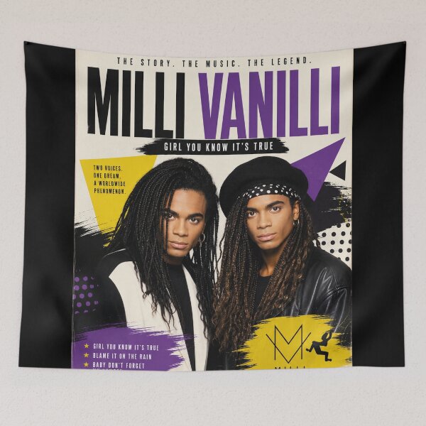 Item preview, Retro Pop Duo Milli Vanilli Poster designed and sold by rymour89.