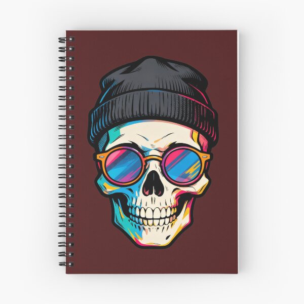 Item preview, Cool Skater Skull designed and sold by KingCuppaDigitalArt.