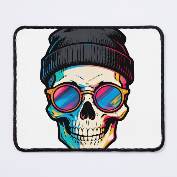 Item preview, Cool Skater Skull designed and sold by KingCuppaDigitalArt.