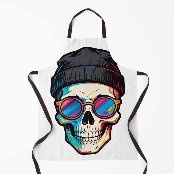Item preview, Cool Skater Skull designed and sold by KingCuppaDigitalArt.