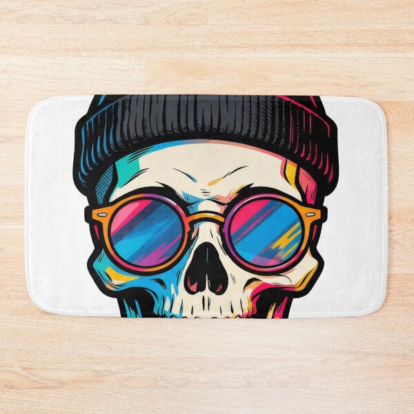 Item preview, Cool Skater Skull designed and sold by KingCuppaDigitalArt.
