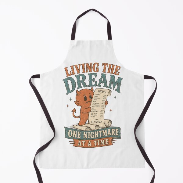 Item preview, Living The Dream One Nightmare At A Time Devil Receipt designed and sold by Region.