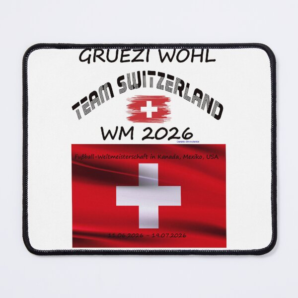 Item preview, Switzerland Fan T‑Shirt WM 2026 outfit Schweiz designed and sold by cabevo.