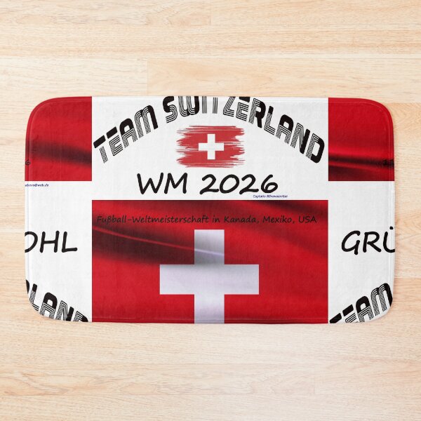 Item preview, Switzerland Fan T‑Shirt WM 2026 outfit Schweiz designed and sold by cabevo.