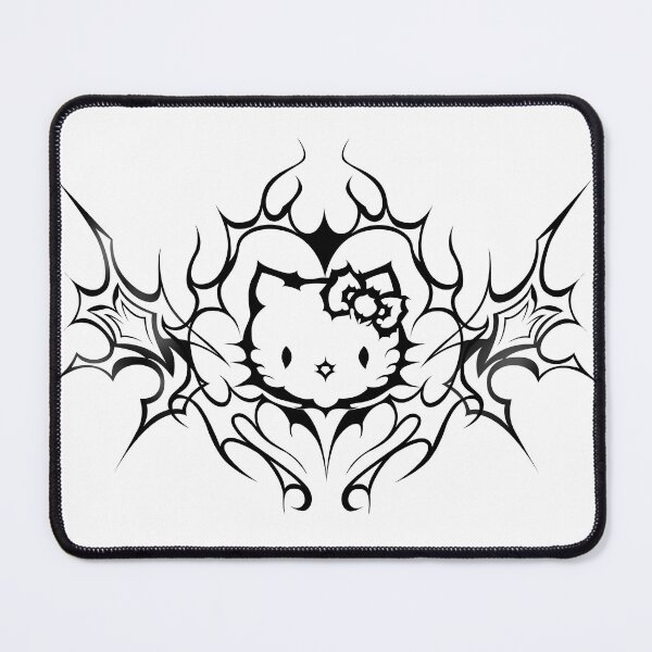 Item preview, Hello Cyber Dark kitty. Hello Cybergoth kitten. designed and sold by Tribalgothss.