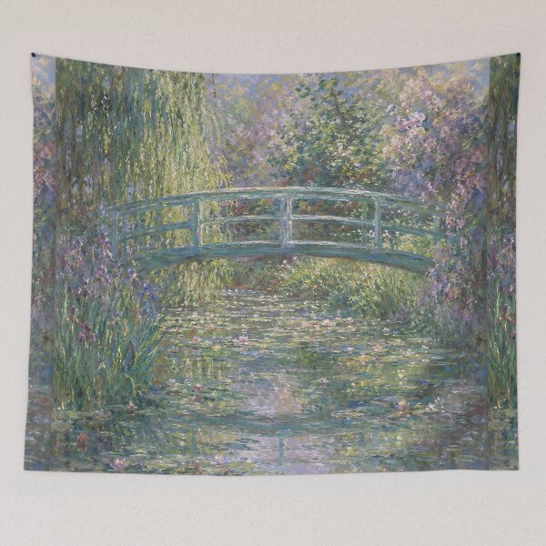 Item preview, Claude Monet Water Lilies Bridge designed and sold by maniacfitness.
