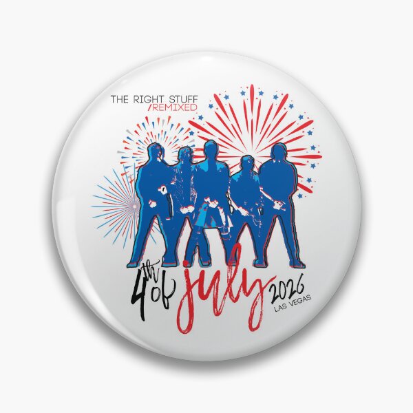 Item preview, NKOTB The Right Stuff 4th of July in Vegas designed and sold by Basic Blockhead.