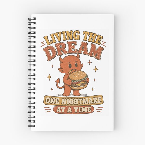 Item preview, Living The Dream One Nightmare At A Time Burger Demon designed and sold by Region.