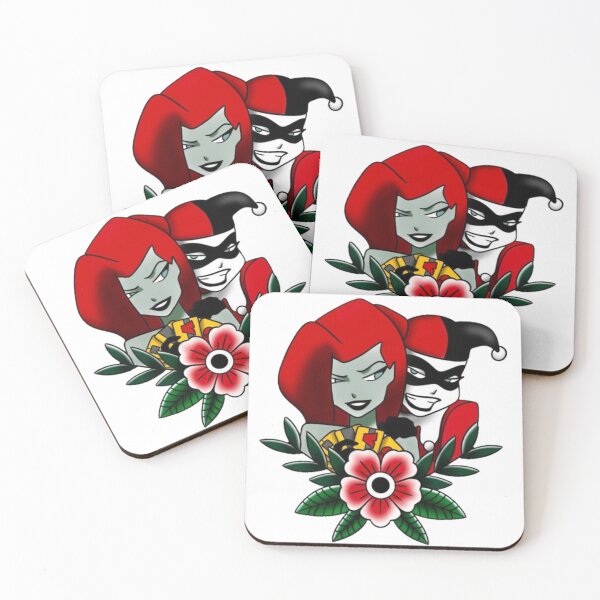 Item preview, Harley Quinn and poison ivy  designed and sold by Galaxydiamond.
