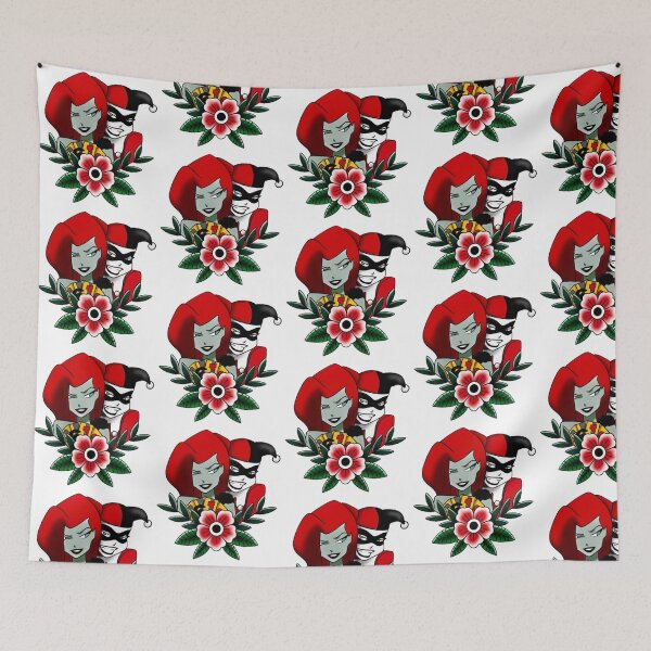 Item preview, Harley Quinn and poison ivy  designed and sold by Galaxydiamond.