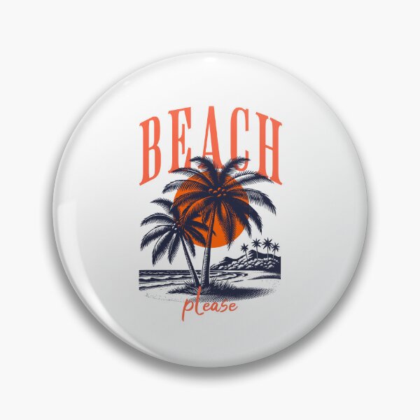 Item preview, Vintage Beach Please Tropical Sunset Palm Trees designed and sold by AnAzArt.
