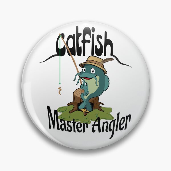 Item preview, Catfish master angler vector illustration cartoon style. designed and sold by Art-Horizon.