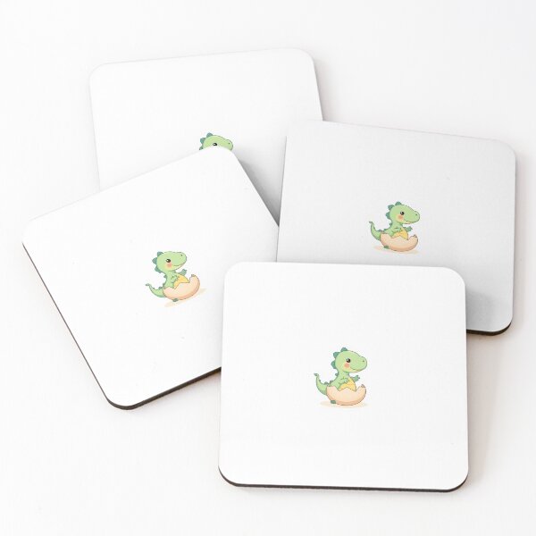 Item preview, Cute Baby Dinosaur Hatching Egg Kawaii Kids Sticker designed and sold by Higherclothing.