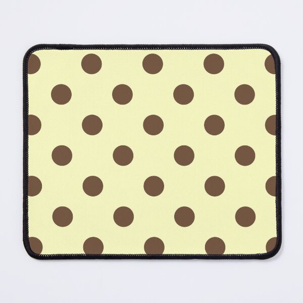 Item preview, Butter Yellow Brown Polka Dot Aesthetic Cute Big Dots designed and sold by ElGhazal-Art.