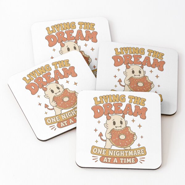Item preview, Living The Dream One Nightmare At A Time Donut Demon designed and sold by Region.