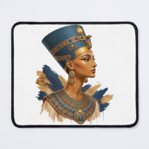 Item preview, Queen Nefertiti Portrait | Ancient Egyptian Royalty Art Illustration designed and sold by Queen Cleopatra.