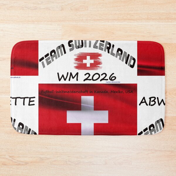 Item preview, Switzerland Fan T‑Shirt WM 2026 outfit Schweiz designed and sold by cabevo.