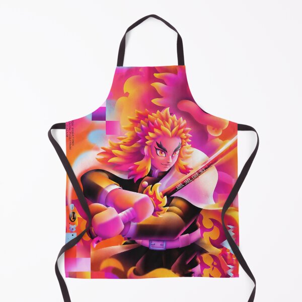 Item preview, Rengoku Flame Dragon – Neon Vaporwave Anime Poster designed and sold by manisssh.