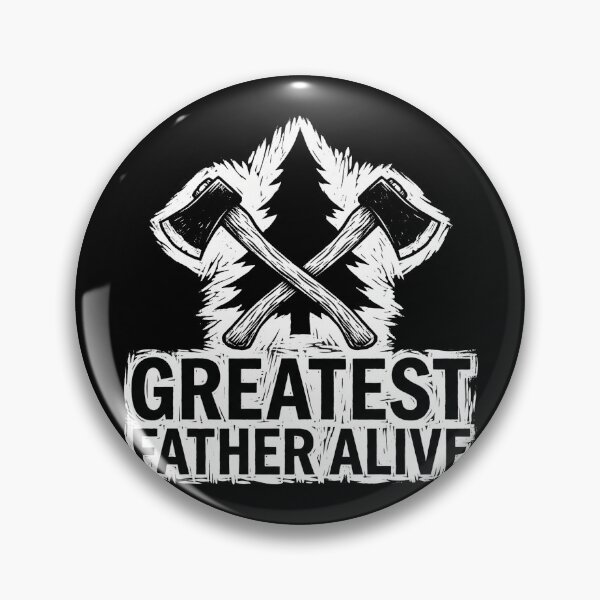 Item preview, Greatest Father Alive Lumberjack Crossed Axes Father's Day designed and sold by TeNovaStudio.