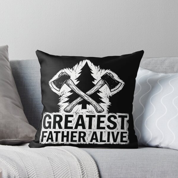Item preview, Greatest Father Alive Lumberjack Crossed Axes Father's Day designed and sold by TeNovaStudio.