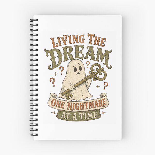 Item preview, Living The Dream One Nightmare At A Time Ghost With Key designed and sold by Region.