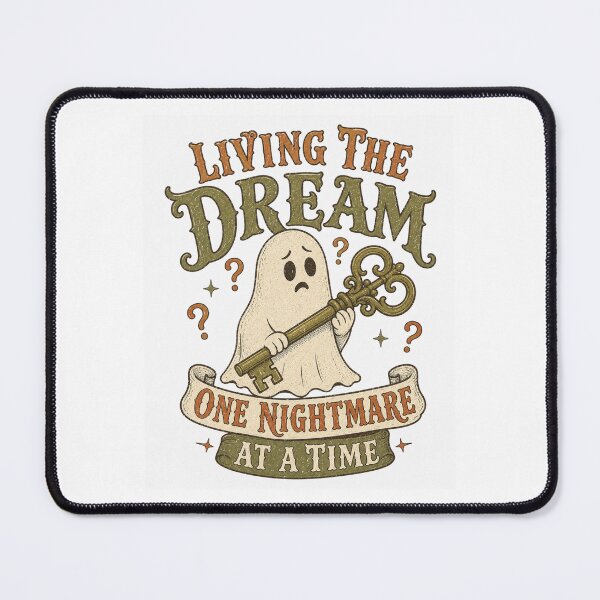 Item preview, Living The Dream One Nightmare At A Time Ghost With Key designed and sold by Region.