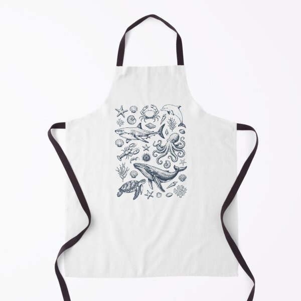 Item preview, Summer Coastal Ocean Life Doodle whale lover gift designed and sold by Amzkao.