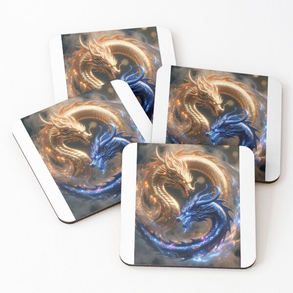 Item preview, Yin and Yang Dragons designed and sold by ColouryourlifeBE.