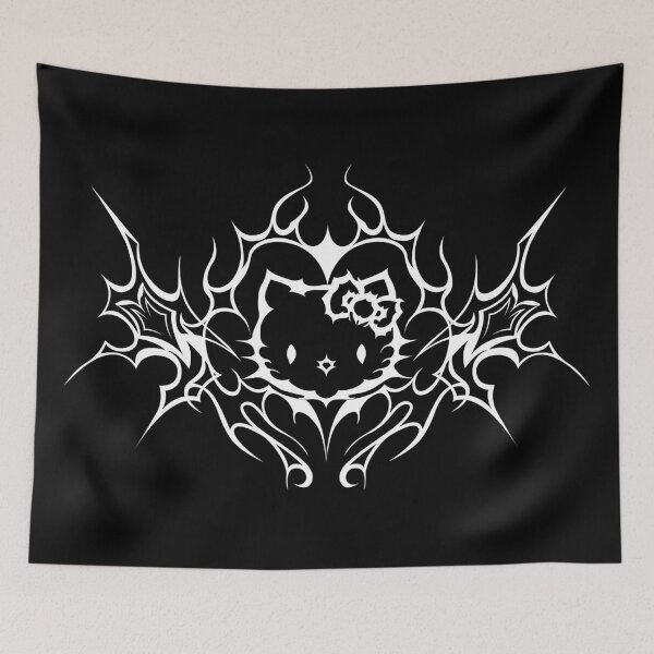 Item preview, Hello Cyber Dark kitty. Hello Cybergoth kitten. designed and sold by Tribalgothss.