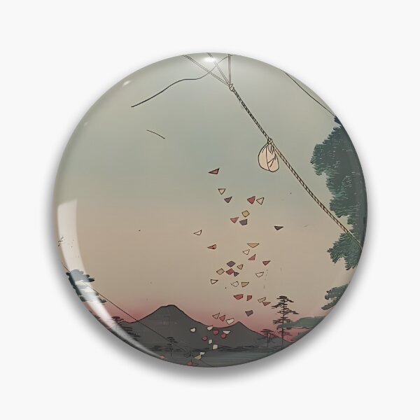 Item preview, Kite Flying Scene Fukuroi | Japanese Art designed and sold by GammaRay.