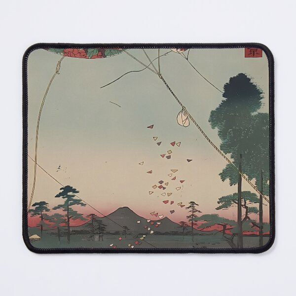 Item preview, Kite Flying Scene Fukuroi | Japanese Art designed and sold by GammaRay.
