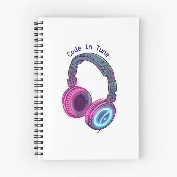 Item preview, Cyberpunk Headphones Music Coding Geek Art designed and sold by caffeinepixels.