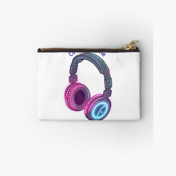 Item preview, Cyberpunk Headphones Music Coding Geek Art designed and sold by caffeinepixels.