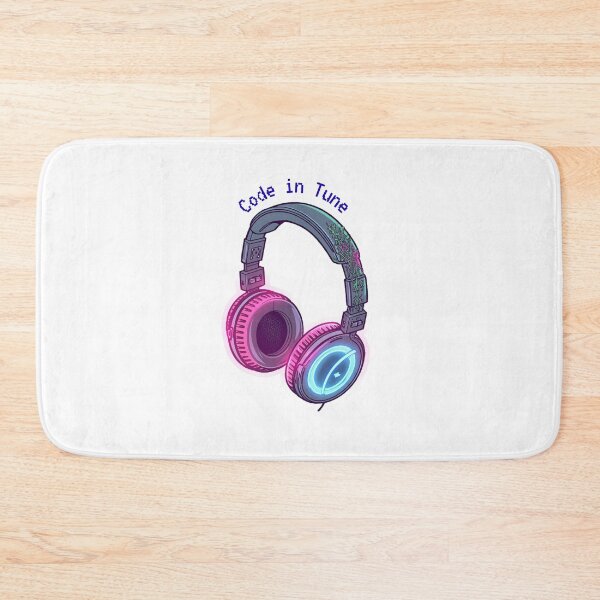 Item preview, Cyberpunk Headphones Music Coding Geek Art designed and sold by caffeinepixels.