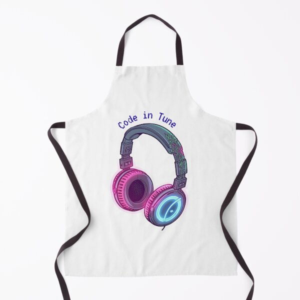 Item preview, Cyberpunk Headphones Music Coding Geek Art designed and sold by caffeinepixels.