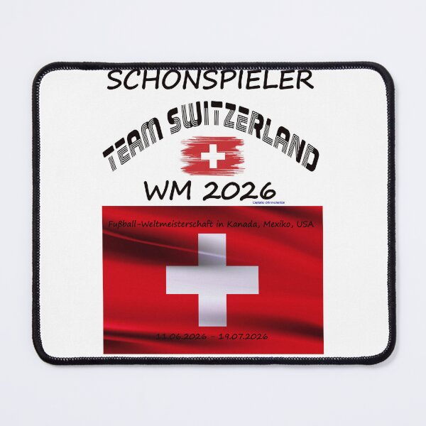 Item preview, Switzerland Fan T‑Shirt WM 2026 outfit Schweiz designed and sold by cabevo.