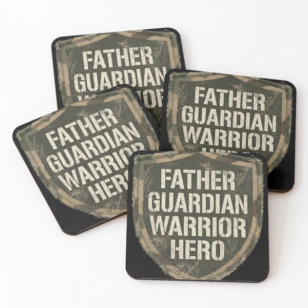 Item preview, Father Guardian Warrior Hero Tactical Military Patch Father's Day designed and sold by TeNovaStudio ⭐⭐⭐⭐⭐.