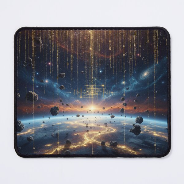 Item preview, Cosmos math rain designed and sold by CosmicVoid Verse.