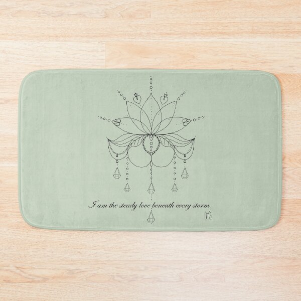 Item preview, Steady Lotus - Sage Whisper designed and sold by DancingMotifs.