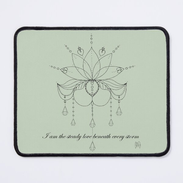 Item preview, Steady Lotus - Sage Whisper designed and sold by DancingMotifs.