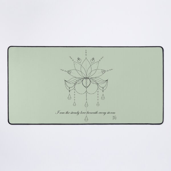 Item preview, Steady Lotus - Sage Whisper designed and sold by DancingMotifs.