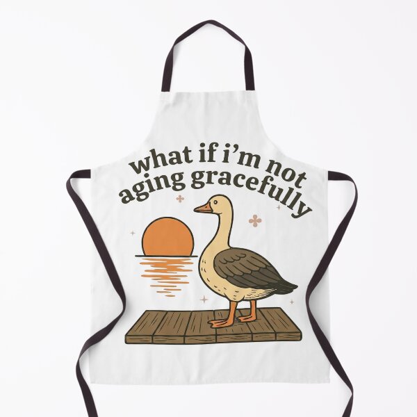Item preview, What If I'm Not Aging Gracefully Funny Goose Meme designed and sold by TheBeesForYou.