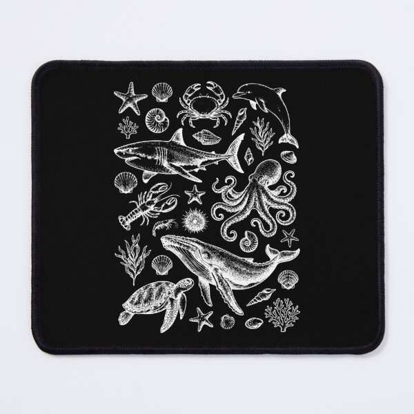 Item preview, Summer Coastal Ocean Life Doodle whale lover gift designed and sold by Amzkao.