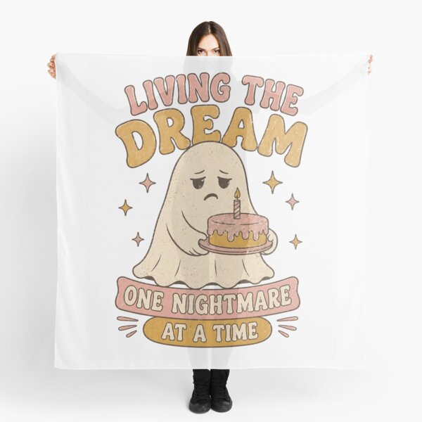 Item preview, Living The Dream One Nightmare At A Time Birthday Ghost designed and sold by Region.