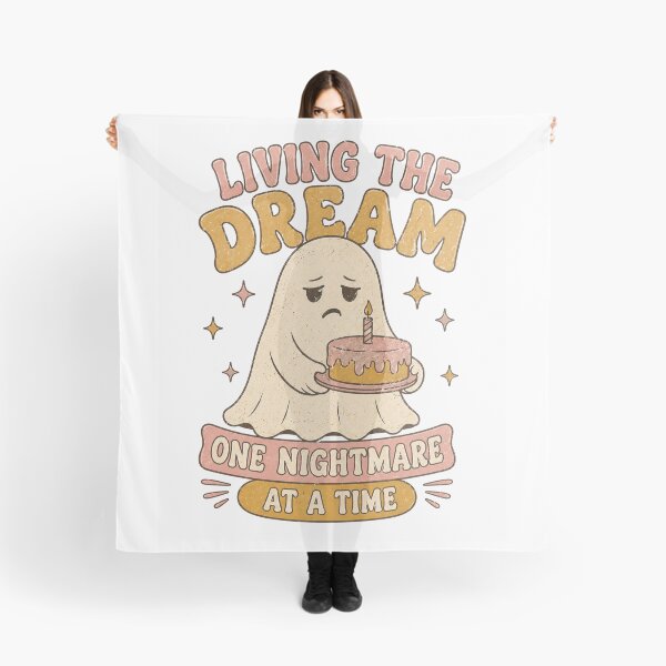 Item preview, Living The Dream One Nightmare At A Time Birthday Ghost designed and sold by Region.