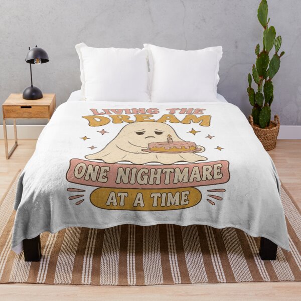 Item preview, Living The Dream One Nightmare At A Time Birthday Ghost designed and sold by Region.