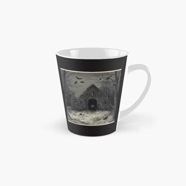 Item preview, Dark Nordic Ruins Ravens Gothic Winter Art designed and sold by FrostAndFang.